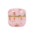 Cherry Pink Japanese Tin for Loose Leaf Tea Storage